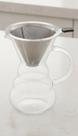 Cafeteira Vidro Borossilicato Filtro Inox 500ml