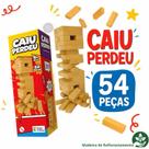 Caiu Perdeu, Torre 54 Pçs, Idade Mínima 6 Anos Pais Filhos Caiu Perdeu, Torre 54 Pçs, Idade Mínima 6 Anos Pais Filhos