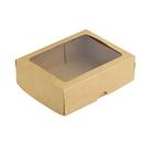 Caixa 10 Doces com Visor S2 (10cm x 13,5cm x 4cm) Kraft 10 unidades Assk Caixa 10 Doces com Visor S2 (10cm x 13,5cm x 4cm) Kraft 10 unidades Assk