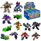 Caixa 12 Bonecos Transformers Blokees Defender Version 03