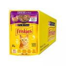 Caixa 15 Sachê Friskies Gatos Adultos 85g Cordeiro