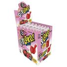 Caixa 15un Pirulito Diploko Booom Like 11g Frutas Vermelhas Explosão de Sabor Doces Guloseimas