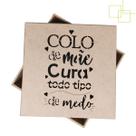 Caixa 15x15x5 Decorada Presente Mensagem Desenhos Tema Mães Aniversario Datas Especiais