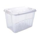 Caixa 29 l com Trava, Plasútil, Incolor