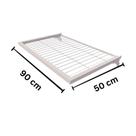 Caixa 4 unidades de Prateleira Closet 90 x 50 Cm Branco