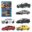 Caixa 6 Carrinhos Hot Wheels Silver Series Streets Of Japan