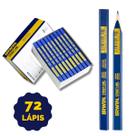 Caixa 72 Lápis Carpinteiro Irwin Azul Para Marceneiro Pedreiro e Obra Em Geral Marcação Em Madeira Alvenaria 66305SL Strait-Line