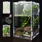 Caixa acrílica Spider Habitat MYGIIKAKA 20x12x11cm Caixa acrílica Spider Habitat MYGIIKAKA 20x12x11cm