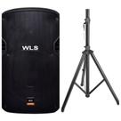 Caixa Acústica WLS S10 Ativa Bluetooth + Pedestal 1,80m