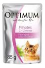 Caixa Alimento Úmido Optimum Gatos Filhotes Frango 85g Caixa Alimento Úmido Optimum Gatos Filhotes Frango 85g