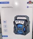 Caixa Alto Falante Portátil Com Usb / Fm E Bluetooth Sem Fio Caixinha Ecooda EC617