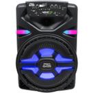 Caixa Amplificada BLUETOOTH/SD/USB Iluminacao de LED 12"" 400W WAVE12