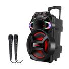 Caixa Amplificada BT Portátil Amvox ACA 550 Strondo II Com 02 Microfones Caixa Amplificada BT Portátil Amvox ACA 550 Strondo II Com 02 Microfones