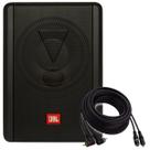 Caixa Amplificada Jbl Slim Sw8a-ms 200w + 2x100w + Cabo Rca Caixa Amplificada Jbl Slim Sw8a-ms 200w + 2x100w + Cabo Rca