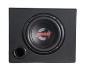 Caixa amplificada subwoofer 8 " obvius ativa som grave carro