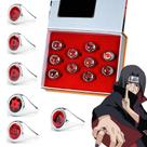 Caixa anel naruto akatsuki cosplay itachi deidara pain ajustavel 10un
