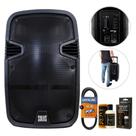 Caixa Ativa Portatil Recarregavel Soundvoice Solus Cs120 12" 100w + Polidor + Cabo