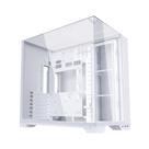 Caixa ATX compacta de aço branco temperado Lian Li O11Vision Caixa ATX compacta de aço branco temperado Lian Li O11Vision