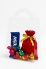 Caixa Bag Fest Plastic 13,5cm Pequena Transparente Embalagem Presentes