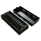 Caixa Base 16 Reles 24 Fusiveis 12V 24V Universal Caixa Base 16 Reles 24 Fusiveis 12V 24V Universal