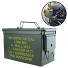 Caixa Bau Bolsa Maleta Isolada Impermeável Alforge Moto Motocicleta Lateral Universal Militar Vintage 30 x 16 x 19cm
