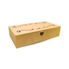 Caixa Baú Em Mdf Com Fecho - Porta Objetos / Joias Caixa Baú Em Mdf Com Fecho - Porta Objetos / Joias