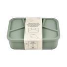 Caixa Bento De Silicone Com Quatro Compartimentos Reutilizável E À Prova De Vazamentos Para