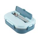 Caixa Bento Portátil De Aço Inoxidável Com 4 Compartimentos Para Armazenamento De Alimentos Para