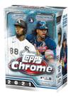 Caixa Blaster de Baseball Topps Chrome 2021 com 32 Cartas