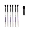 Caixa Box 12 Pincel Oval para Maquiagem Côncavo Macrilan