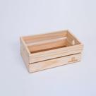 Caixa Box Feira Bandeja Madeira Pinus cru caixote alto com furo