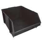 Caixa Box Gaveteiro Industrial Bin Preta N8 19x31x41cm