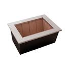 Caixa Braseiro Churrasqueira Gourmet Em Aço Preta 60x45x28cm