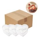Caixa c/03 un cake box coração c/ tampa alta 750ml blue star