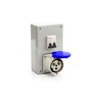 Caixa c/ tomada e disjuntor 2p+t 16 220/240v strahl cd-3046 Caixa c/ tomada e disjuntor 2p+t 16 220/240v strahl cd-3046