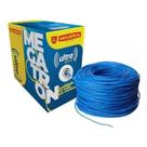 Caixa Cabo Rede Cftv Megatron 300Metros, 4Paresm Cat5, Azul