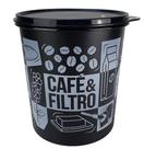 Caixa Café e Filtro + colher medida Linha Pop Box Tupperware