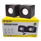 Caixa Caixinha De Som Portátil Bm-s205 - B-max de 3W RMS Para Computador Pc
