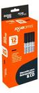 Caixa Caneta Permanente para CD/DVD 2.0mm Preto 12 Unidades