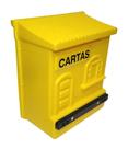 Caixa Cartas Correspondência Amarela Lubian Cor Amarelo