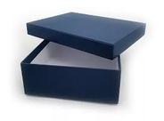 Caixa Cartonada Retangular Azul Marinho - Medidas 34 x 24 x 9 cm