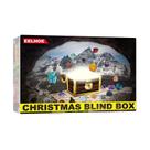 Caixa cega mágica Christmas Atmosphere com 39 brinquedos para crianças