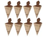 CAIXA CENOURA PASCOA FESTCOLOR 16 x 6 x 21cm - KIT C/8un