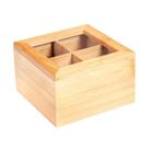 Caixa cha bambus 16x16x10 cm nt com