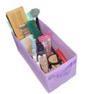Caixa colorida 14x14x28 com alça - Lilás - Organibox