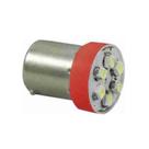 Caixa Com 10 Lâmpadas Led 67 24V 6 LEDs Vermelho