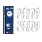 Caixa com 10 Lâmpadas PINGO T10 W5W 12v Original Bosch Pure Light