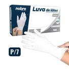 Caixa Com 100 Luvas Látex Com Pó P Nobre Saúde E Químicos Descartável Branca Caixa Com 100 Luvas Látex Com Pó P Nobre Saúde E Químicos Descartável Branca