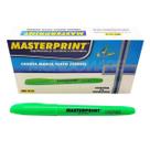 Caixa com 12 Caneta Marca Texto Verde Masterprint