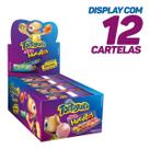 Caixa Com 12 Cartelas Chiclete Huevitos C/ Figurinhas Diversão Guloseima